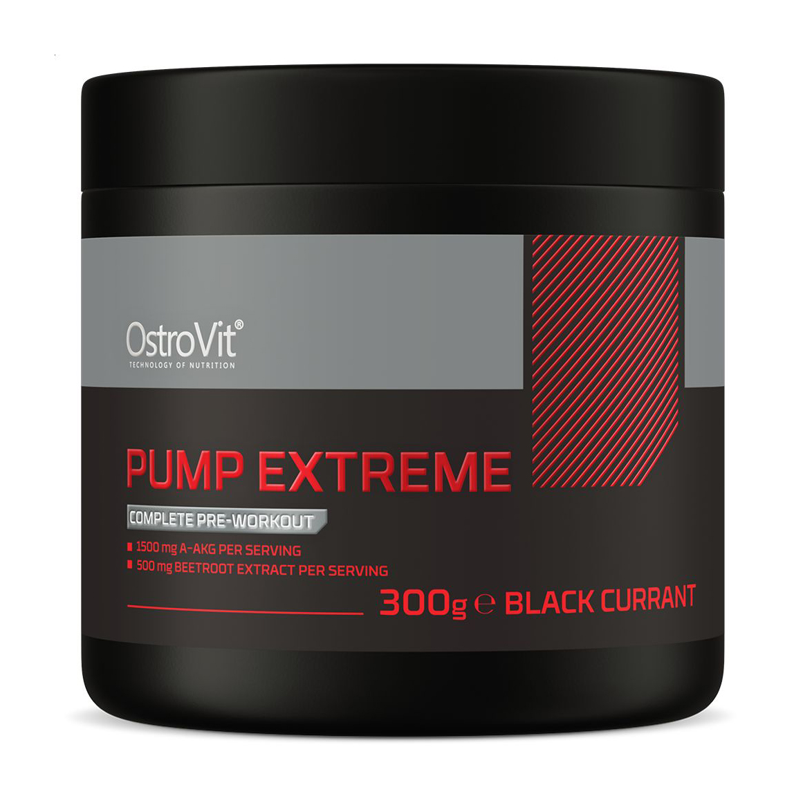 Передтренувальний комплекс OstroVit Pump Extreme Чорна смородина, в порошку, 300 г